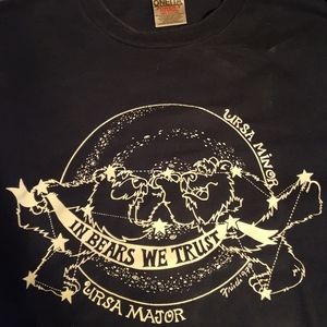 Vintage Glow In the dark Constellation Stars Shirt